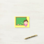 Lieve leraar schoolbord post-it® notes (Op bureau)