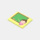 Lieve leraar schoolbord post-it® notes (Schuin)