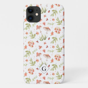 Lieve Lieve Lieveheersbeestjes Bloemig   Monogram iPhone 11 Hoesje