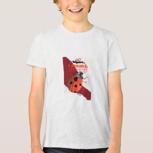 Lieve Lieveboompuntsticker met Arabische kalligraf Tri-Blend Shirt