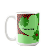 Lieve Lieveheersbeestje & Klaverblad Naam 