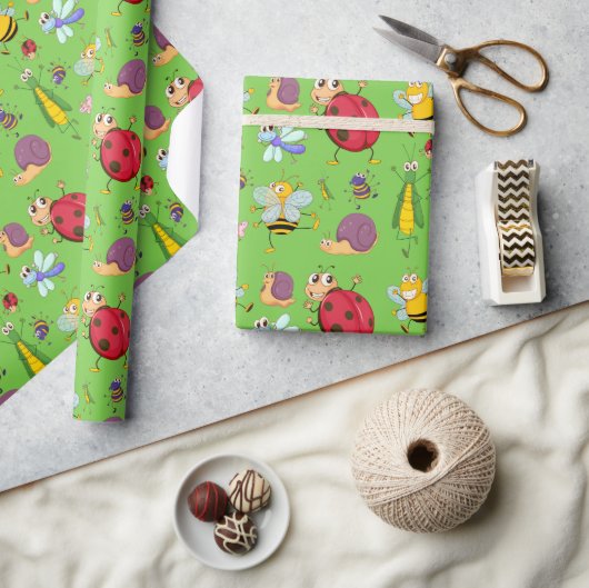 Lieve Lieveheersbeestjes Inpakpapier (Crafts)