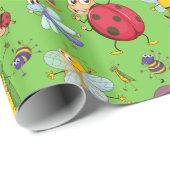 Lieve Lieveheersbeestjes Inpakpapier (Rol Hoek)
