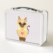 Lieve lunchbox met kat (Achterkant)