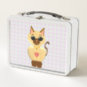 Lieve lunchbox met kat (Voorkant)