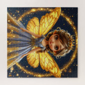 Lieve Magische Fee Meisje Kunst voor Thuis & Cadea Legpuzzel (Horizontaal)