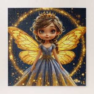 Lieve Magische Fee Meisje Kunst voor Thuis & Cadea Legpuzzel