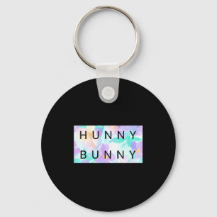 Lieve malle konijn kinderen Pasen t-shirt_1 Sleutelhanger