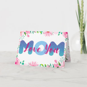 Lieve mama gepersonaliseerde foto's Moederdag kaar Kaart
