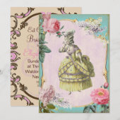 Lieve Marie Antoinette - RSVP / Kaart (Voorkant / Achterkant)