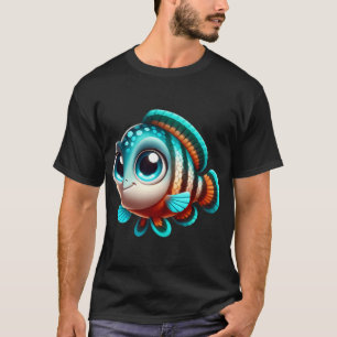 Lieve Mayan Cichlide Vis T-shirt