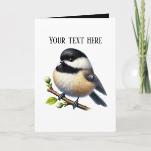 Lieve mezen vogelliefhebbers kaart