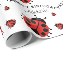 Lieve moderne rode lieveheersbeestje gepersonalise