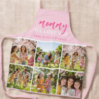 Lieve Moeders Schattige Roze Fotocollage