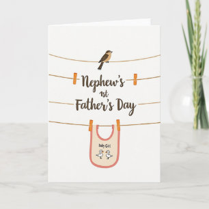 Lieve neefjes eerste vaderdag kaart