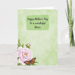 Lieve Nichten Moederdag Kaart