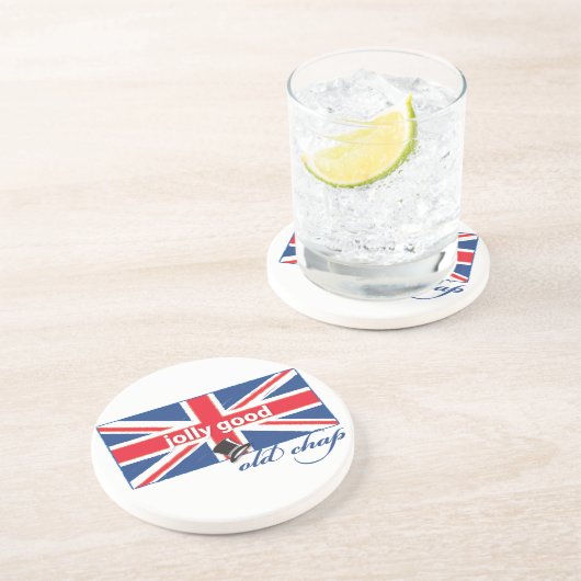 Lieve oude kerel! zandsteen onderzetter (Zijkant)