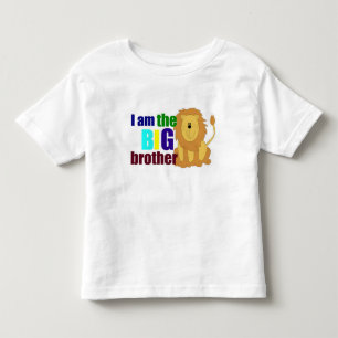 Lieve Oudere Broer met Leeuwen Peuter T-Shirt