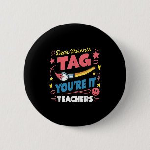Lieve ouders Label Je bent het liefdesleraar op vo Ronde Button 5,7 Cm