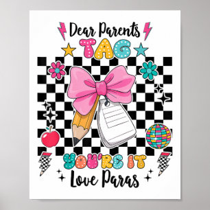 Lieve ouders Label YourE It Love Paras Laatste dag Poster