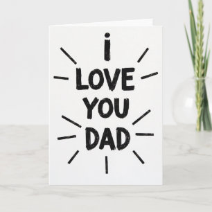 Lieve Papa Borstelstreek Kunstkaart Kaart