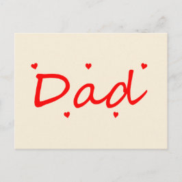 Lieve papa briefkaart