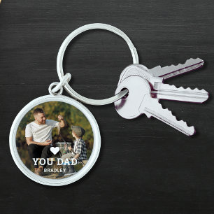 Lieve Papa Hart Foto Met Persoonlijke Namen Sleutelhanger