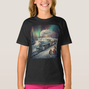 Lieve pinguïn Pool Express Trein Noorderlicht T-shirt