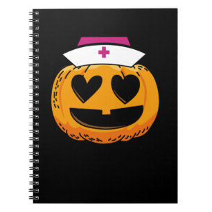 Lieve Pompoen Verpleegster Gezondheidszorg Baan Notitieboek