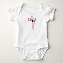 Lieve pop T-shirt baby body