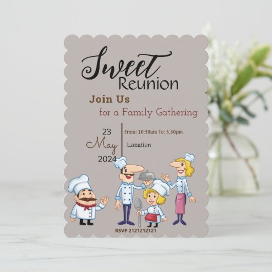 Lieve Reünie Kaart (Staand voorkant)