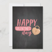 Lieve romanc Happy Valentines Day Gift Feestdagenkaart (Voorkant)