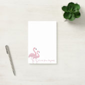 Lieve Roze Flamingo's Post-it® Notes (Kantoor)