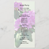 Lieve Roze Rododendrons Programma (Achterkant)