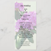Lieve Roze Rododendrons Programma (Voorkant)