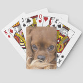 Lieve Ruby Cavalier King Charles Spaniel Pokerkaarten (Achterkant)