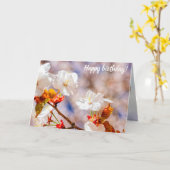 Lieve Sakura-ventilator op een zonnige dag van de Kaart (Gele Bloem)