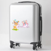Lieve schat (hert) sticker (Koffer)