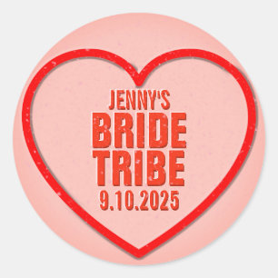 Lieve schat Persoonlijke Bruid Stam Ronde Sticker