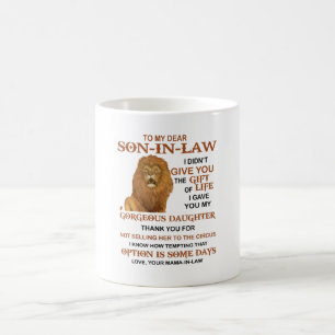 Lieve schoonzoon, ik heb je niet het geschenk van  koffiemok