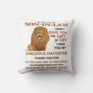 Lieve schoonzoon, ik heb je niet het leven gegeven kussen