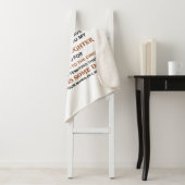 Lieve schoonzoon, ik heb je niet het leven gegeven sherpa deken (In situ)