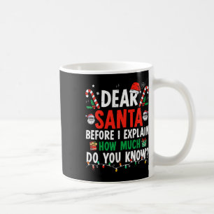 Lieve Sint Ik Kan Het Uitleggen Leuk Kerstmis Kind Koffiemok