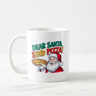 Lieve Sint stuur pizza deze kerst Koffiemok
