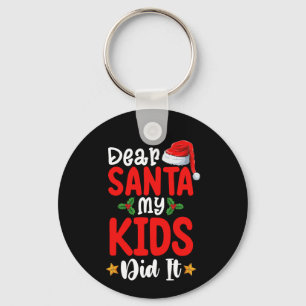 Lieve Sinterklaas Mijn Kinderen Hebben Het Gedaan Sleutelhanger