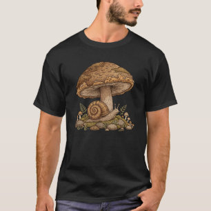Lieve Slak en Paddenstoel - Cottagecore Goblincore T-shirt