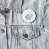 Lieve slak ronde button 5,7 cm (In situ)