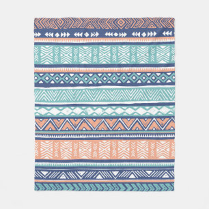 Lieve stammenetnische. aztec-hand zal ziek worden fleece deken