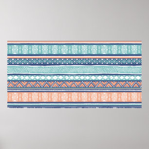Lieve stammenetnische. aztec-hand zal ziek worden poster