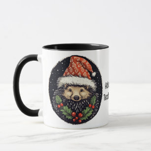 Lieve Stekelvarken Kerstman Funny Kerst Spirit Mok